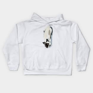 Chocolate-Point Siamese Kids Hoodie